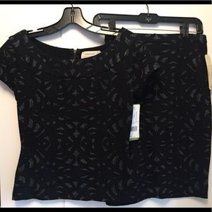 Nicole Miller Artelier Top and Skirt Set